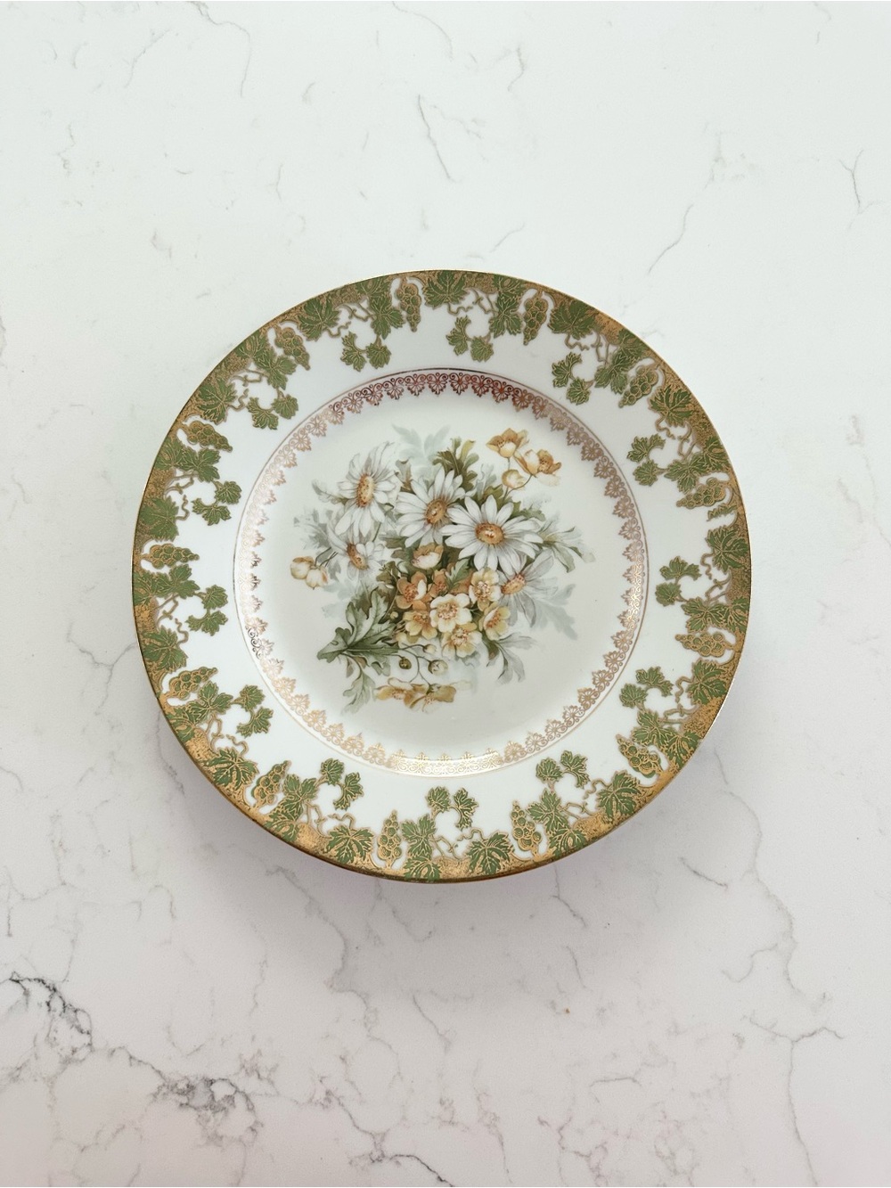 Imperial Crown China Floral Plate